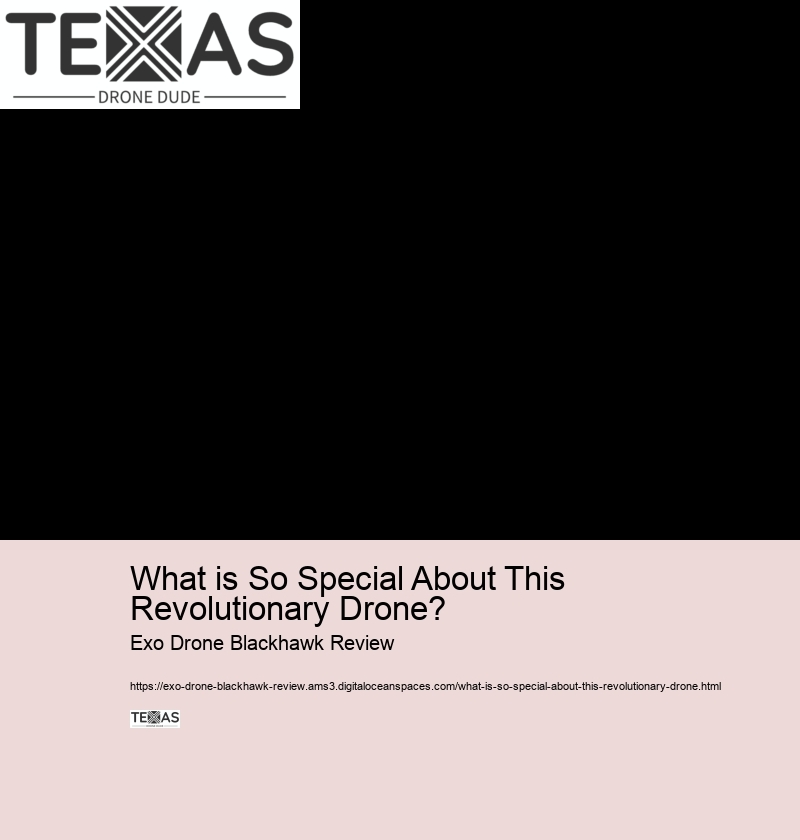 What is So Special About This Revolutionary Drone? Exo Drone Blackhawk Review What is So Special About This Revolutionary Drone?